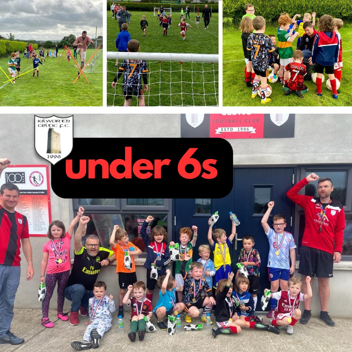 KilworthCeltic's tweet photo. The Under 6 team concluded the season with an exhilarating final training session on Aug 19th. 
Best of luck to the players who will be transitioning to the Under 7s . May their enthusiasm  continue to flourish as they take the next step in their football journey. https://t.co/rDraiHaCBO