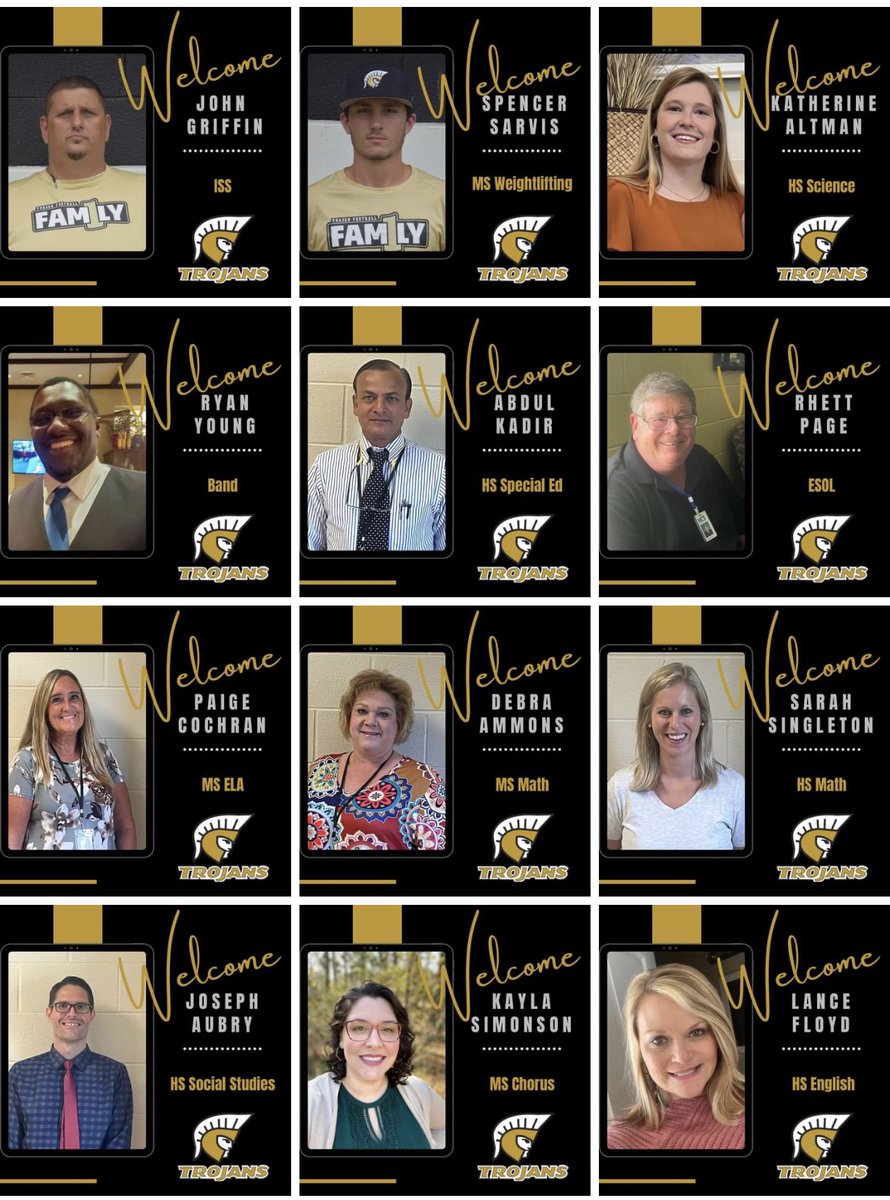Welcome our newest Trojan teachers! #gsfgreatness