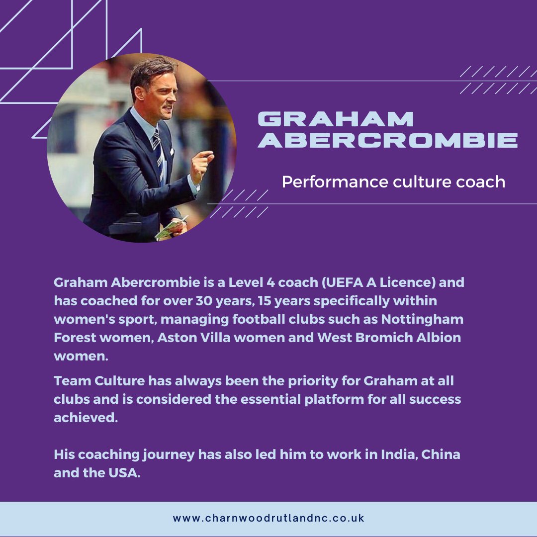 CharnRutland_NC's tweet photo. We are excited to announce the first coach for our pre-season weekend...Graham Abercrombie!

@crombie74 is a performance culture coach who will not only be working with the club at the pre-season weekend but throughout the season to develop our club culture.
#netballcommunity https://t.co/jM8nxcndlX