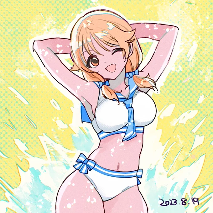 片桐早苗が選ぶセーラーミズギは 