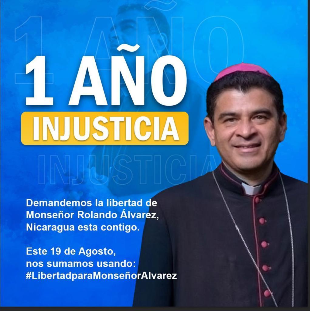 LuciaPinedaU's tweet photo. Monseñor amigo el pueblo está contigo.
#LibertadparaMonseñorAlvarez https://t.co/BlxL40fPq4