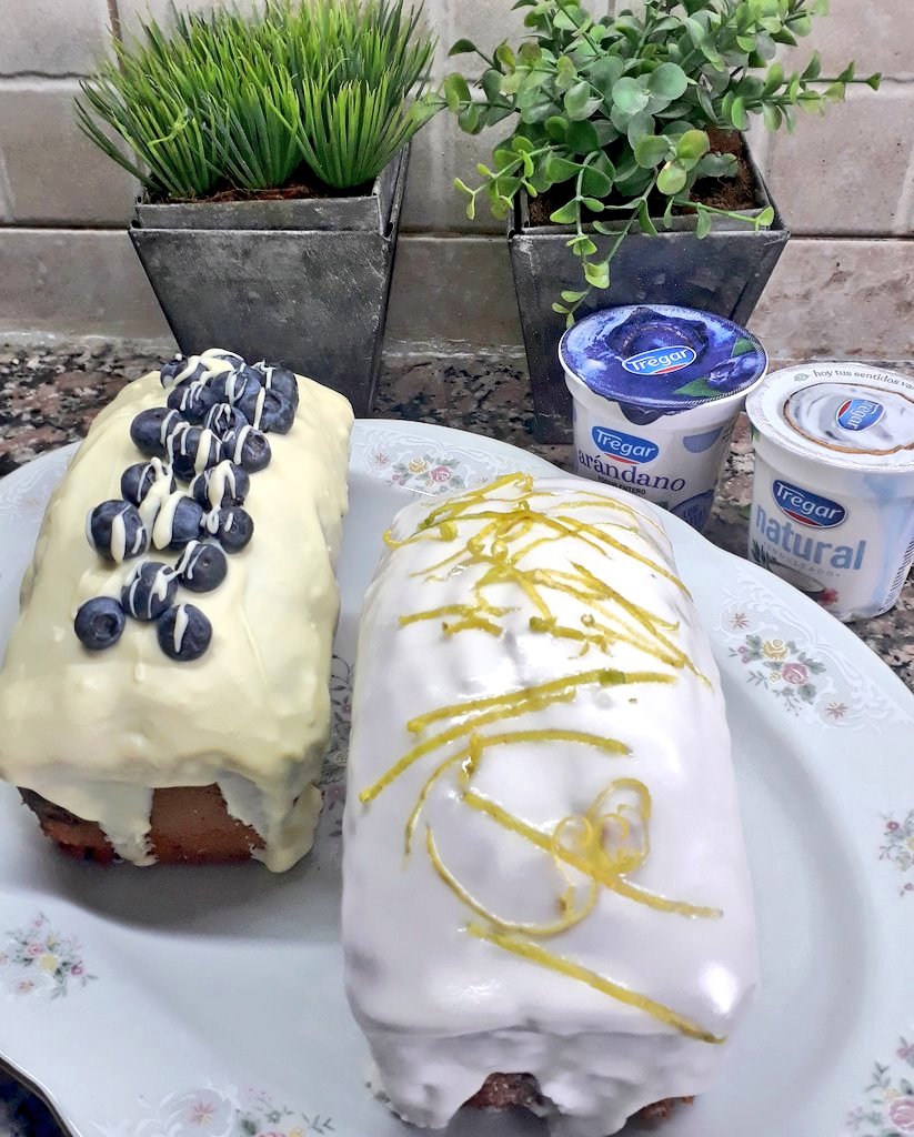 Silnari's tweet photo. Budinazo salvador que nunca falla.

Limón y Yogurt Natural.🍋
Arándanos, Yogurt y Chocolate Blanco.🍦

La receta te la pasé mil veces porque soy fan del budín con yogurt. 
Igual si la querés te la dejo acá⤵️ https://t.co/5jqR1ZCkD3