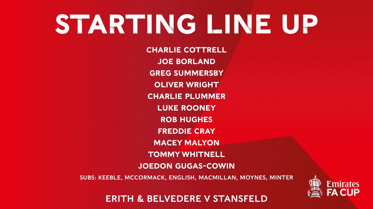 StansfeldFC's tweet photo. Today’s @StansfeldFC line up for our @EmiratesFACup Preliminary Round Fixture vs @EBTheDeres 🏆 https://t.co/jmarwION6o