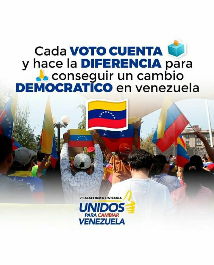 PUDmerida's tweet photo. La mayoría de los venezolanos queremos un cambio, dejar atrás 24 años de desidia, corrupción y tristeza. Por eso, cada uno de nosotros cuenta y este #22Oct debemos salir a ejercer nuestro derecho al voto, demostrando que unidos podemos cambiar a nuestra Venezuela. https://t.co/QIU4oJOECp