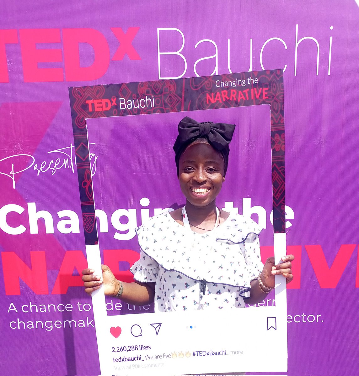 TEDx Bauchi 😊😊
I am committed to creating wealth
Dare to dream beyond what society may expect of you- Ali Gombe
#changingthenarrative
#TEDxBauchi