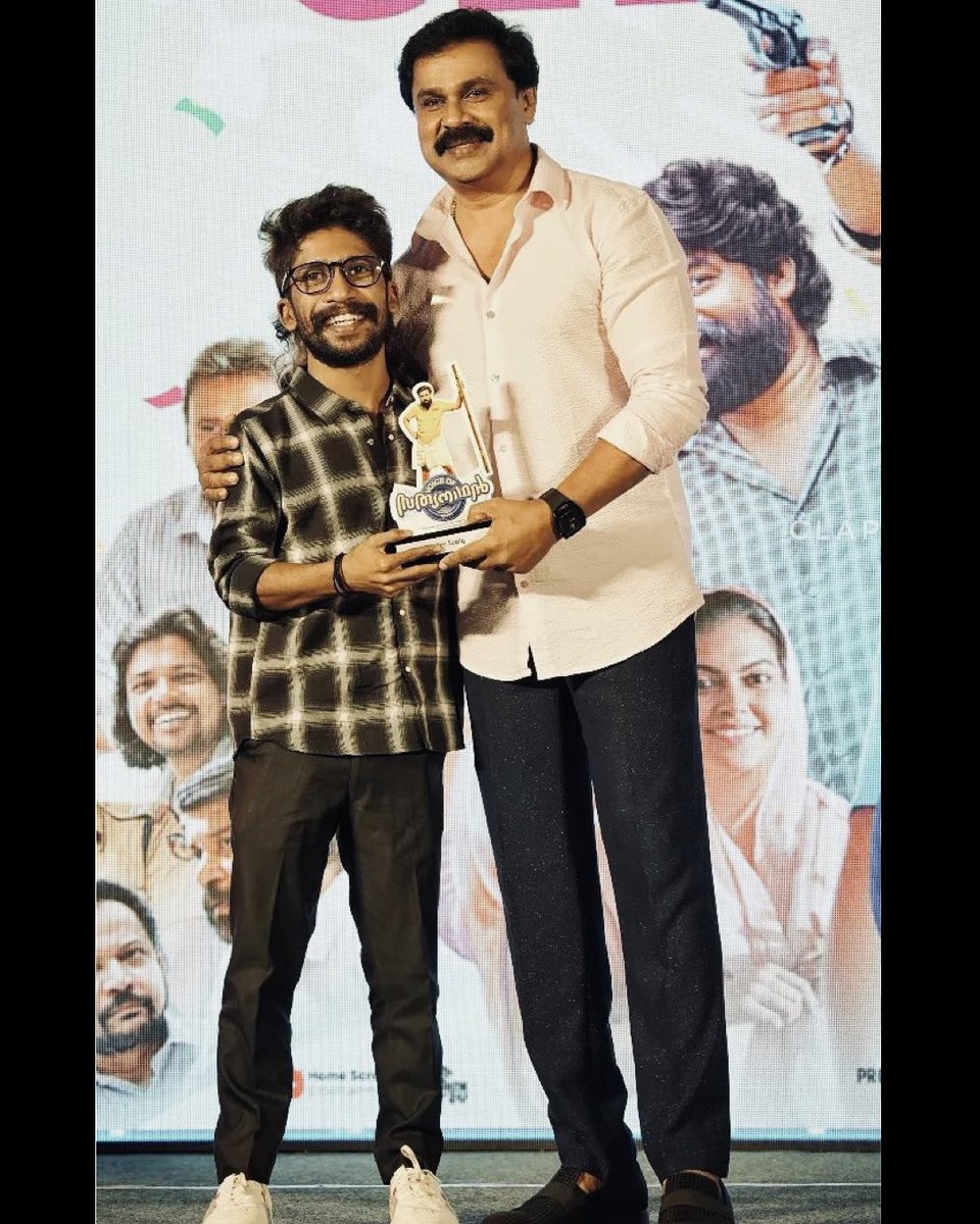 JafferJiky's tweet photo. #voiceofsathyanathan Success Meet :) Thank you raffi sir for giving me #tango , @dileepactor etta for always making me feel special ,thank you for your unconditional love and affection 🫂@badushanm sir and to the whole team for all the support and memorable moments 💫 https://t.co/s4vCaXaSDD