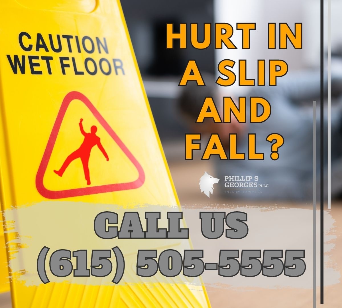 Were you hurt in a slip and fall? The Wolf Pack® is here to simplify the legal process of recovering your damages so that you can get back on your feet! #wolfpacklawyers #wolfpack #slipandfall #personalinjurylawyers #lawfirm #Nashville #Milwaukee
