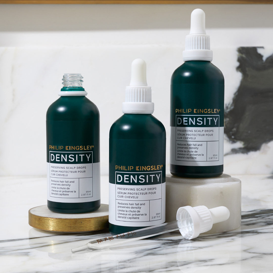 If you didn't already know, you are able to purchase our Density Scalp Drops in a 3-month bundle - that's because our Trichologists recommend using them for at least 90 days before seeing results! 🧪