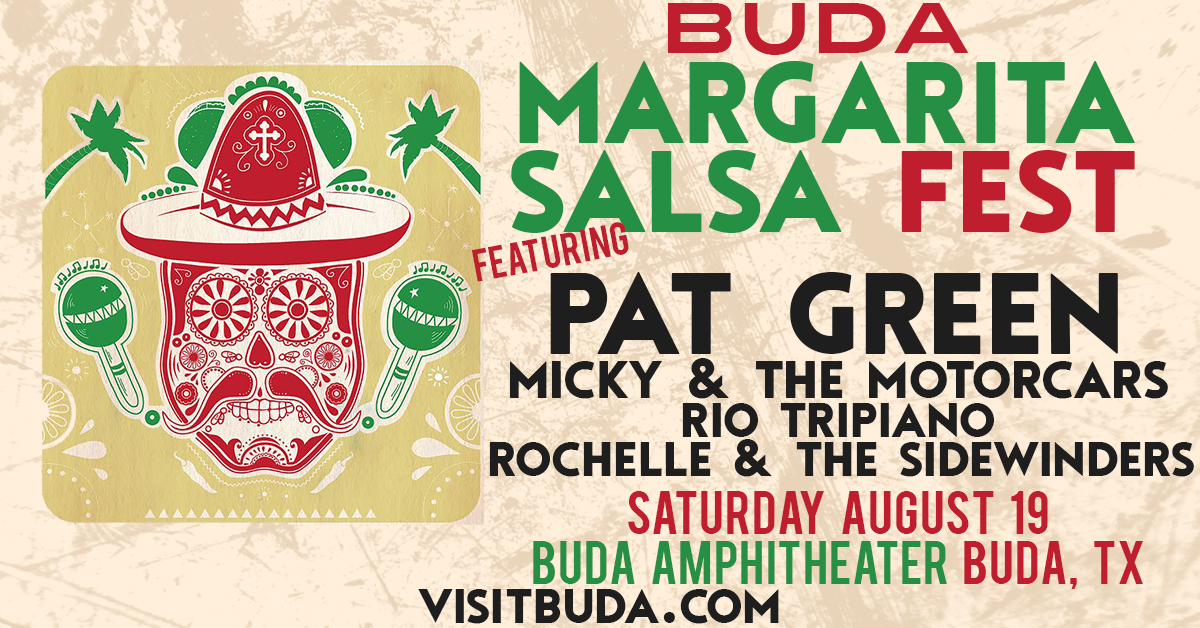 BudaSalsaFest's tweet photo. Are you ready?

It is Margarita Salsa Fest time.

Doors open at 4pm this afternoon at Buda City Amphitheater.

Be sure to grab your tickets on the way to skip the line and check the website for all the information you will need.

https://t.co/DYAgJPIMzP https://t.co/xHslb8qCIA