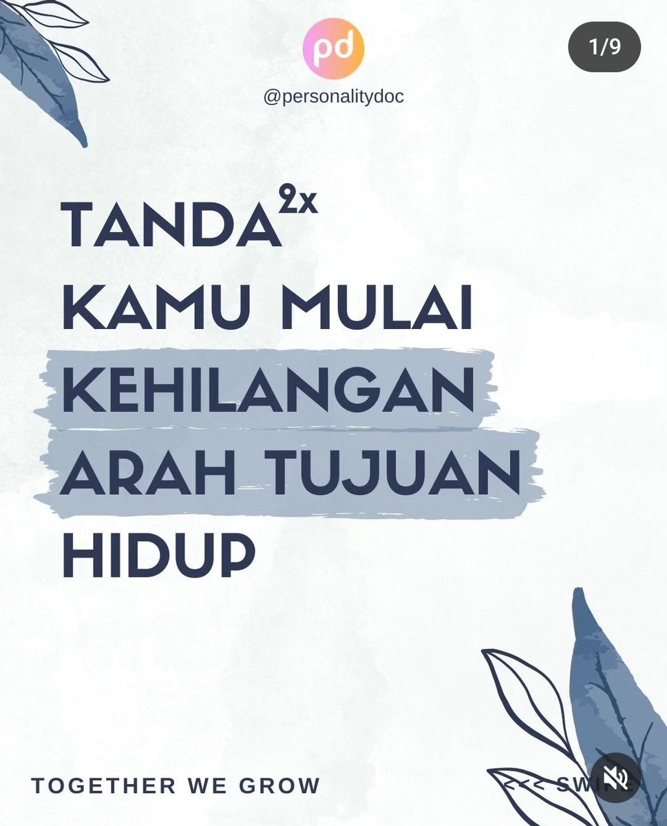 personalitydoc_'s tweet photo. Pernah ngalamin ga? 🥺
https://t.co/gB8bVKaslp

#mentalhealth #selfgrowth #lifepurpose #ikigai #generasimilenial #GenZ #kesehatanmental #sehatmental #inspirasi #motivasi #motivasihidup #perjuanganhidup #psikologi #psikologiindonesia #pengembangandiri https://t.co/MhAJRYqXNc
