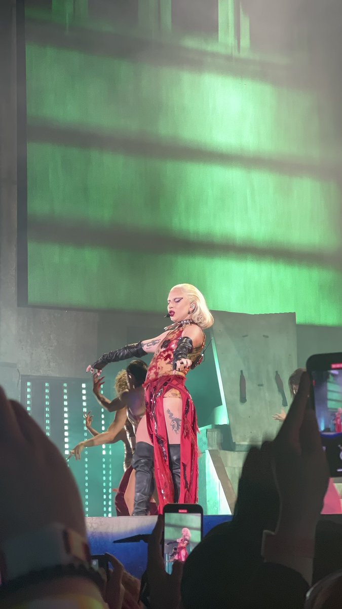 zdshattuck's tweet photo. it’s been a year since the greatest day of my life 🩵 @ladygaga miss you and this show so bad 😭 #ChromaticaBallBoston https://t.co/zJYBJ4di4a