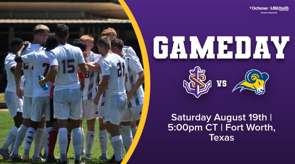 It's Finally Game Day!!

🆚 Texas Wesleyan
⏰ 5:00pm CT
📍Fort Worth, Texas
📺 bit.ly/3qIiiMv
📈 bit.ly/45gVVNe

<a href="/LSUSMSOC/">LSUS Men's Soccer</a> | #AnchorUp