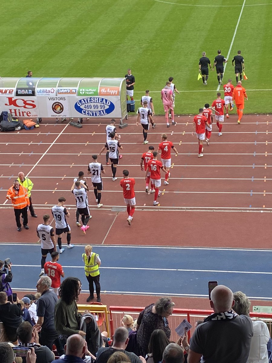 Today’s game is <a href="/GatesheadFC/">Gateshead FC</a> vs <a href="/EUFCofficial/">Ebbsfleet United FC</a> #heedarmy