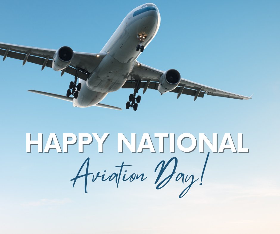 Happy #NationalAviationDay! In 1939, Franklin Delano Roosevelt established the national observation to celebrate the development of aviation and the anniversary of Orville Wright’s birthday.