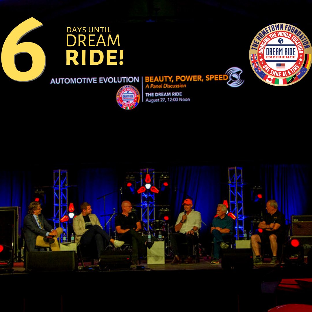 6 days until Dream Ride! Purchase tickets today reg.dreamride.org