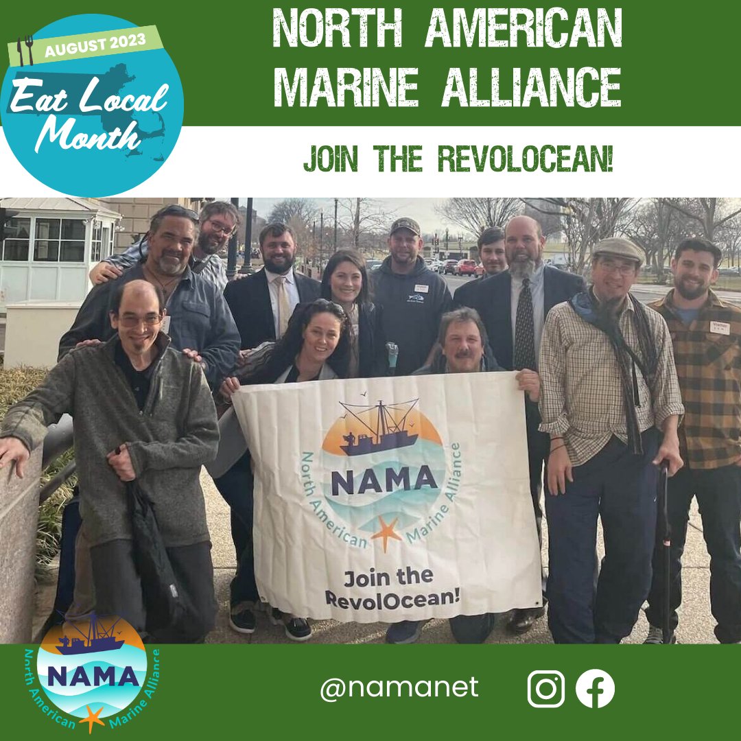 bostonlocalfood's tweet image. 🌊Our friends @NAMA_NET have been making big waves since 1995! NAMA is a fishermen-led alliance building a broad movement for healthy oceans and thriving fishing communities. Learn more at namanet.org #eatlocalma #eatlocalmonth #localgreenfair #localseafood