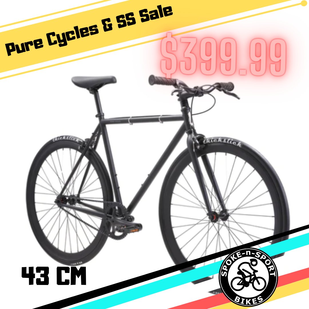 Back to School Pure Cycles &amp; Single Speed Sale! Single Speed bikes are reliable, low maintenance and feature steel frames. In-stock bikes only.