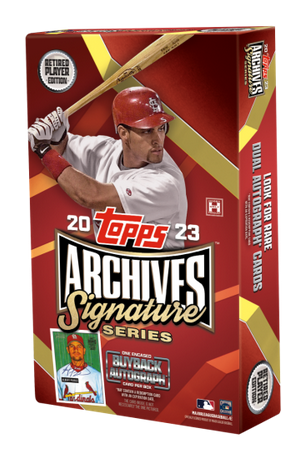 Who wants to win a free 2023 Topps Archives Signature Series Retired Player Edition? 

- Follow <a href="/CardPurchaser/">Card Purchaser</a>
- Retweet this tweet

Winner drawn 8/23 at 9pm central! US shipping. Will not DM any links. If your account is only/mostly giveaways and no interactions you can't win.