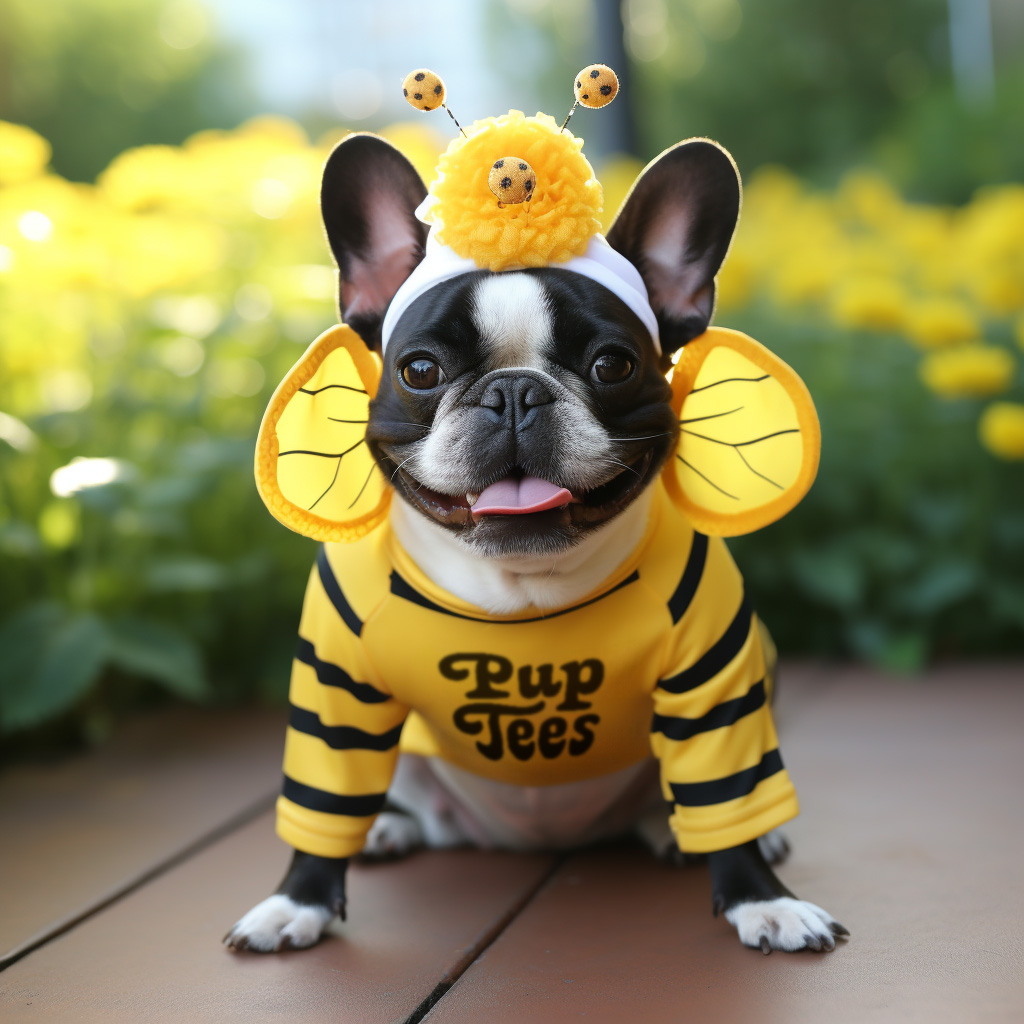 pupteesdotcom's tweet photo. Buzziness as usual on World Honey Bee Day! π πΎ Fifi the Frenchie reporting for sweetness-as-honey duty! π― πΆ #WorldHoneyBeeDay #BeeAdventures #FrenchieBuzz https://t.co/JTKwnGXea2