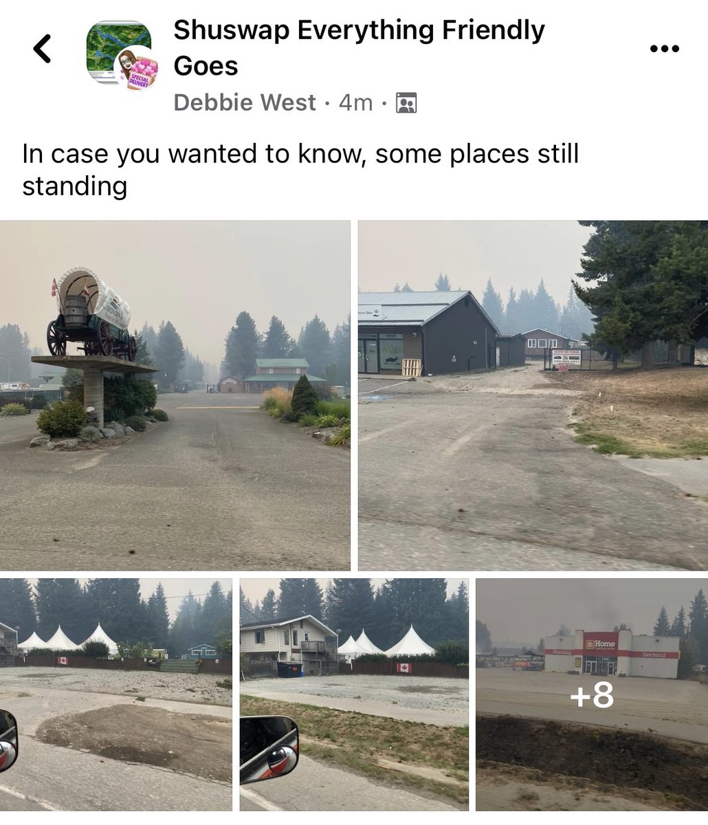 Maybe some hopeful news for parts of Scotch Creek this morning! #adamslakefire #ScotchCreek #Adamslake #ShuswapLake