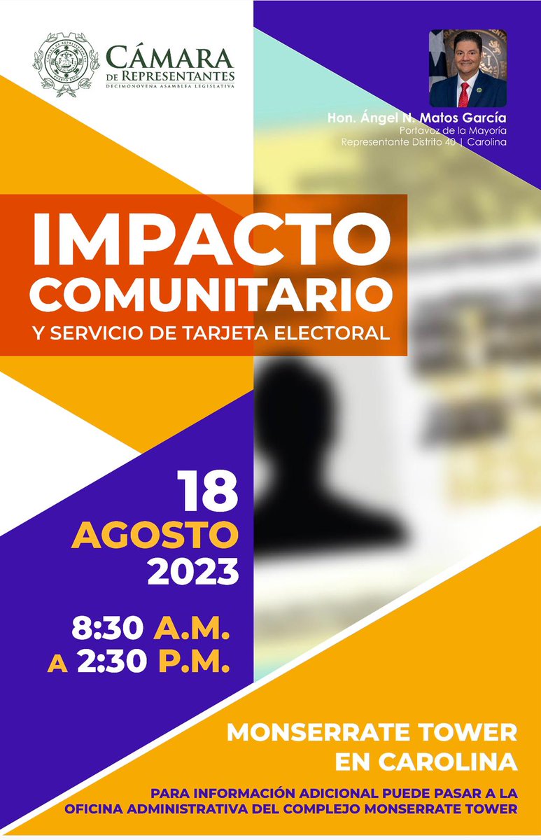 angelmatos's tweet photo. Con café ☕️ en mano y el país en el corazón...

Ayer 50 electores se registraron en nuestra feria de inscripción en Monserrate Towers, próximamente anunciaremos fechas adicionales. Gracias a la Comisión Estatal de Elecciones por la coordinación.
@CamaraConPR 
#distrito40 https://t.co/6BUwWbvFkq