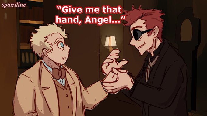 GUYS NEW #GoodOmens YT COMIC/VID! Basically Crowley is proposing to Aziraphale #aziracrow YT  spatziline HOPE YOU LIKE IT!! 