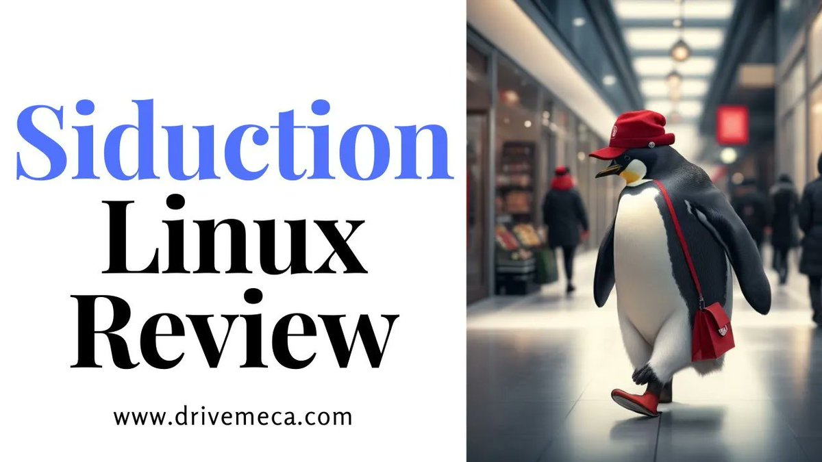 drivemeca's tweet photo. #Siduction #Linux Review - #Debian rolling MAS actual https://t.co/L7CC1cYUv3 https://t.co/IYZsh1NFuN