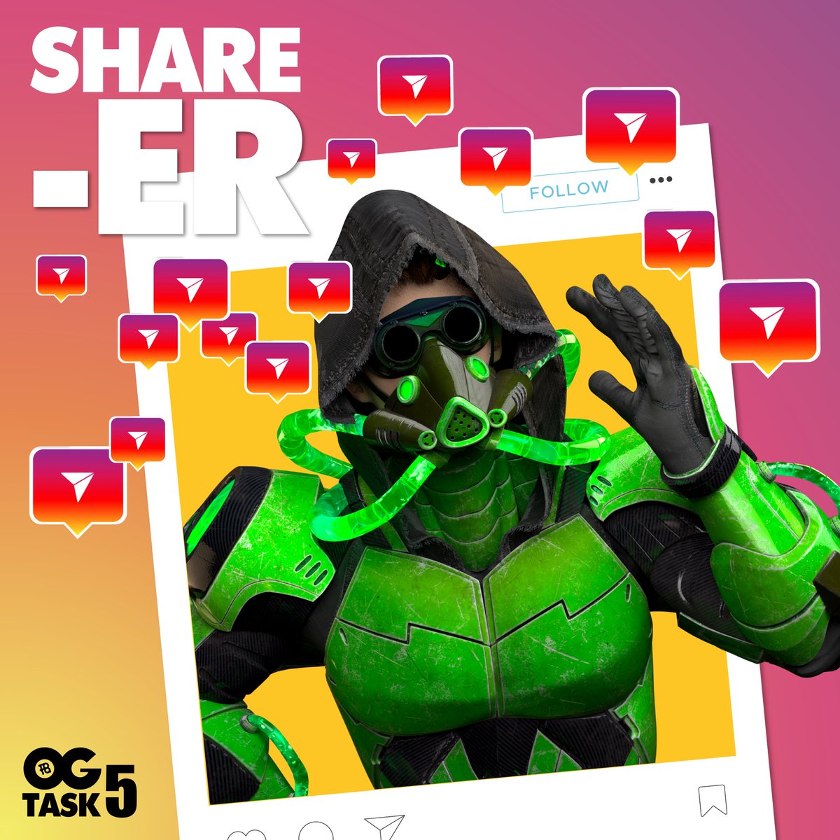 OG TASKS
 
Pick any 1 post from our Instagram page instagram.com/totaverse_offi… and share it as a story, or with a friend. Which one? Again, up to you. Been doing so? Awesome! Partake, do the simple needful, and bag some XPs too.
 
Deets 👉 planettota.com/tag/og
 
(3/5)