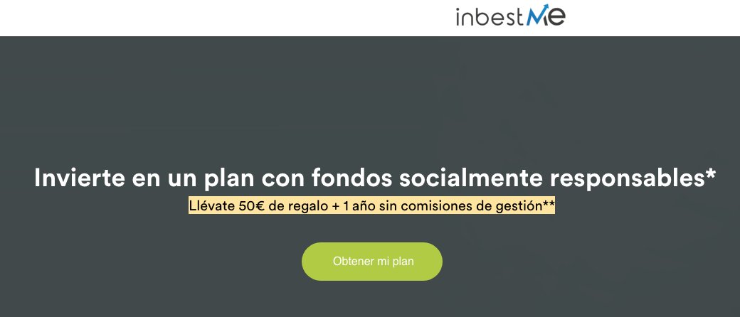 Fondos Indexados 📈 InbestMe
✅50 € de regalo 💶
✅10.000 € sin comisiones el primer año 
Aquí➡️ mtr.cool/ciwgoazzfy
#indexados #fondos #ahorro