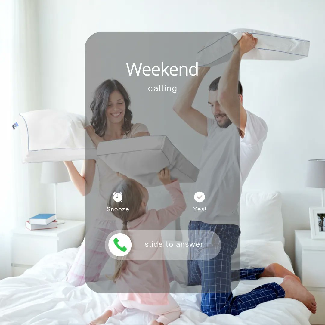 The weekend is calling you.