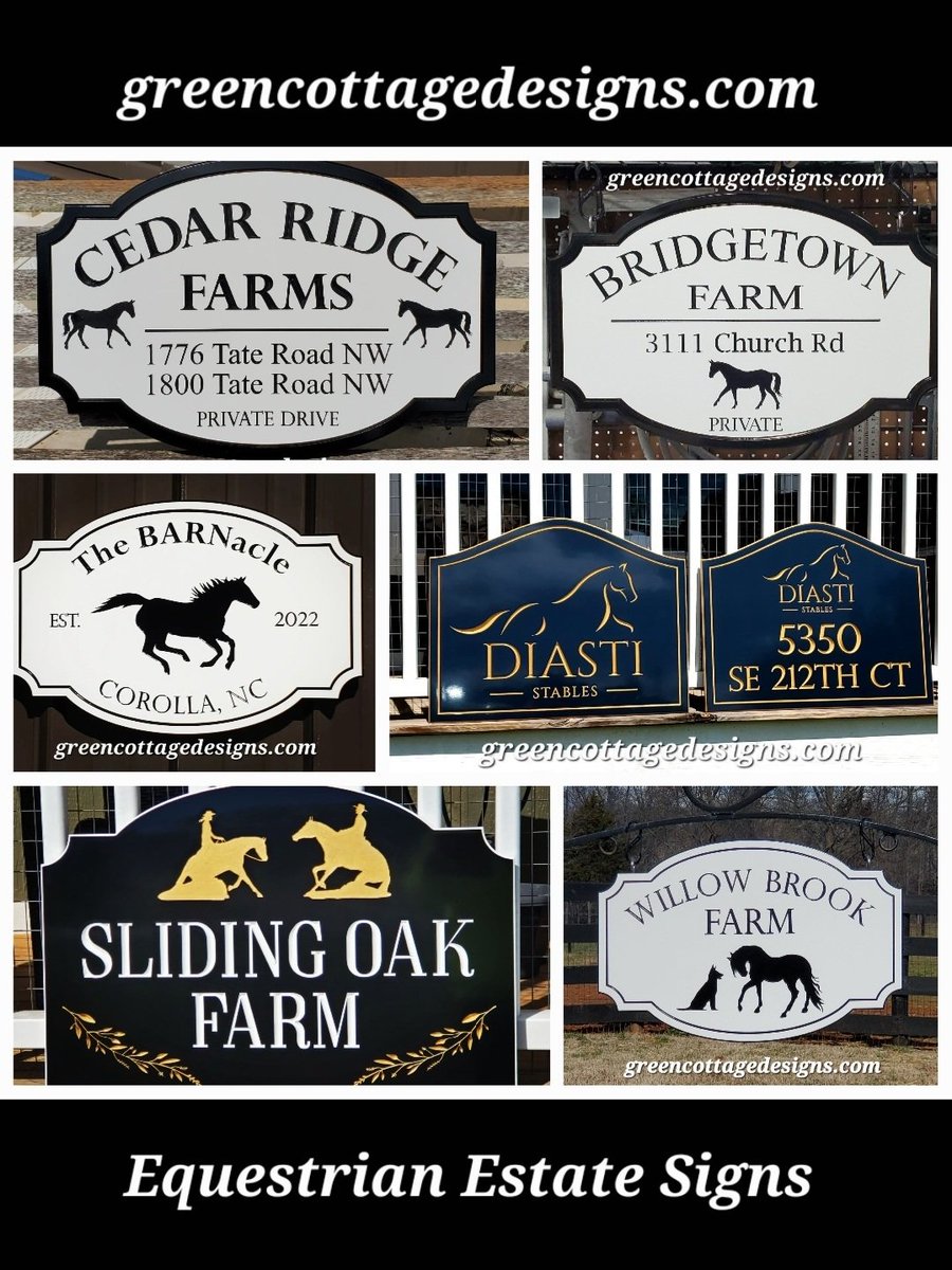 cottage_green's tweet photo. Horse Address Signs Equestrian Estate Signs Custom Personalized https://t.co/mxWEx0l0jL #horsefarmsign #EstateSign #ranchsign #countrymusic https://t.co/yY8NslMV7U