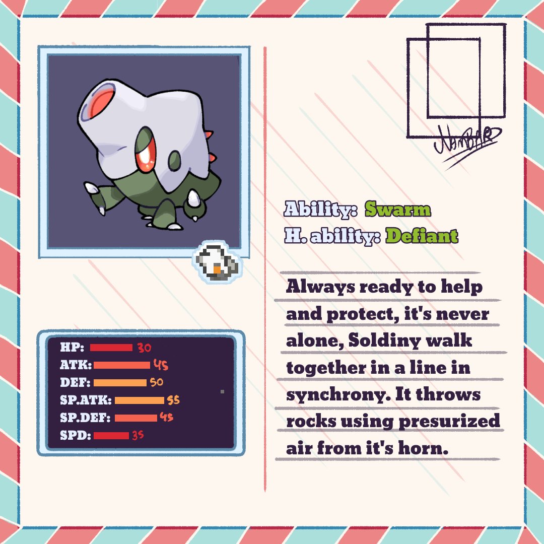 MolchiBerry's tweet image. Look at the little guy walkin!!!

#Pokemon #Fakemon #bugtype