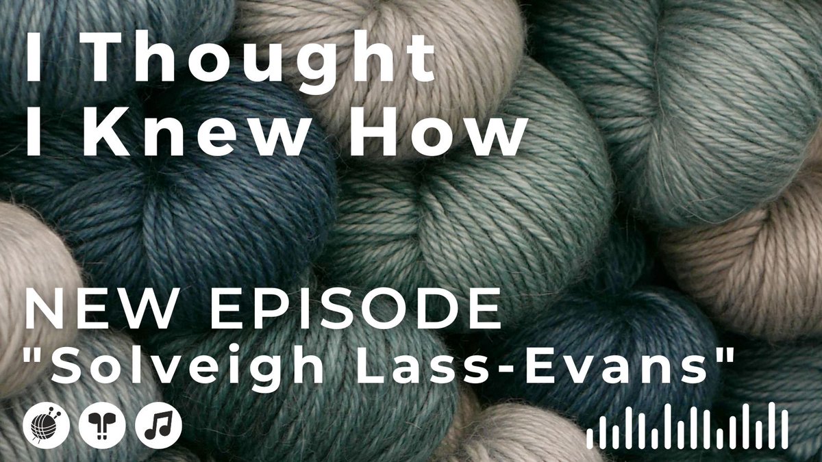 thoughtiknewhow's tweet photo. In this episode, Anne sits down with Solveigh Lass-Evans of Iolair Yarn and designer of the Sea Pink Top. Solveigh shares her fiber craft journey, including how a major loss sparked a new career as a hand dyer and designer.
https://t.co/v8spMJnPUn
#knitting #yarn https://t.co/voa52hG2nB