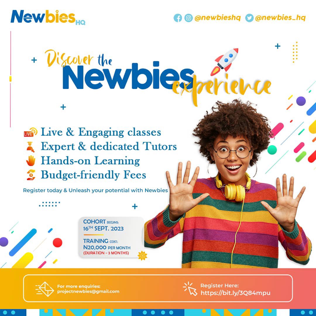 liamudoh's tweet image. @Newbies_hq has a well-rounded Product Management course that will teach you all you need to know. 

Classes are live; beginner friendly and will prepare you for life as a PM. 

👉🏽Register today -&amp;gt; bit.ly/3Q84mpu &amp;lt;- next cohort begins on 16th of September.

#NewbiesHQ