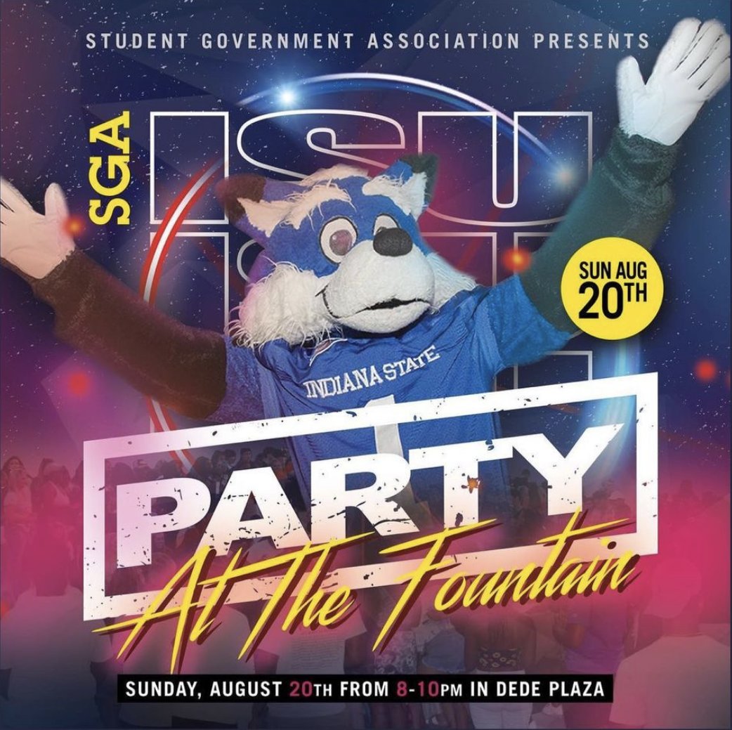 IndStateFSL (@indstatefsl) on Twitter photo One of our favorite Sycamore traditions is the <a href="/SGAindstate/">SGA Indstate</a> Party at the Fountain! We hope to see everyone there tonight. One of our favorite Sycamore traditions is the <a href="/SGAindstate/">SGA Indstate</a> Party at the Fountain! We hope to see everyone there tonight.