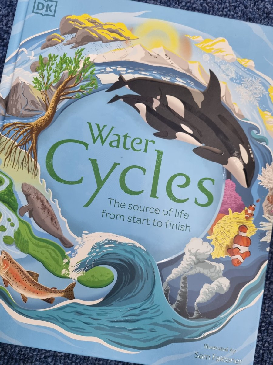 MABaraclough's tweet photo. Book 5 of my challenge was this non fiction text about the water cycle. We loved reading all the information and expanding our knowledge. @barwellacademy has a great selection of non fiction books to enjoy when we start back for the new year! https://t.co/CcMigYQmPY