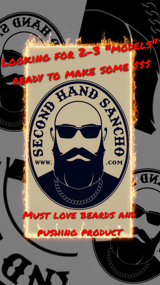 2ndHandSancho's tweet photo. Looking for 2-3 #models ready to make some #cash #content #contentcreator #SHSgirls #SecondHandSancho #BeardGame #beardlifestyle #beardlover #beardproducts #BeardedLife #beardporn #beardlubrication #BeardOil #beardcare #Beard #beardcare #beardlovers https://t.co/fB7hhdz7J3