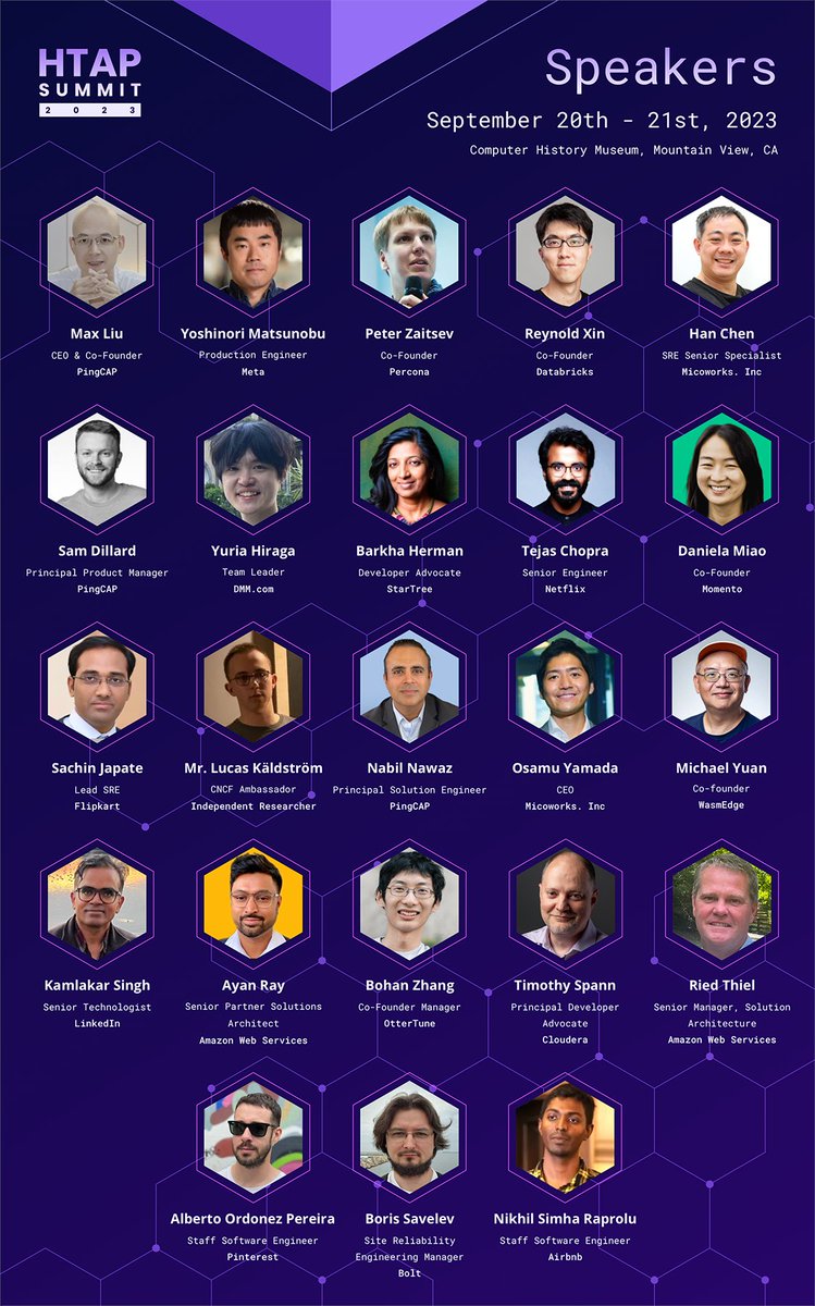 ardelle_fan's tweet image. Level up your database knowledge! 🚀 Join us at the HTAP Summit 2023, hosted by @PingCAP. 
Discover the latest trends in Hybrid Transactional/Analytical Processing.
Register now: pingcap.com/htap-summit/
#HTAPSummit #DatabaseTech #Innovation app.marketbeam.io/u/7LBRKb