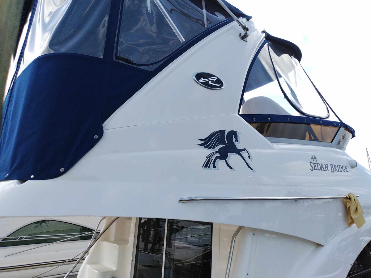 boat_name's tweet photo. New #BoatName #Pegasus #PortingOut of #SarasotaFLorida on a #Majestic 2007 #SeaRay 440 #SedanBridge #Yacht
The #Captains own a #horseranch. The Pegasus represents #courage, #strength, #loyalty, and #bravery.
By the #BoatNameGuy https://t.co/0XuWkdcEHr