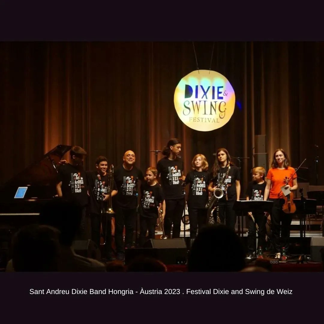 blancagallo's tweet photo. Resum Gira 2023
SANT ANDREU JAZZ BAND
Hongria-Austria del 4 al 12/08
Allà on va, la @santandreujazzb dirigida per @joanchamorro, triomfa!!

ProjectMànager @blancagallo

Oberta Contractació  blanca@blancagallo.com

#jazzbarcelona #santandreujazzband
#jazzmusic https://t.co/A0ogGtIelA