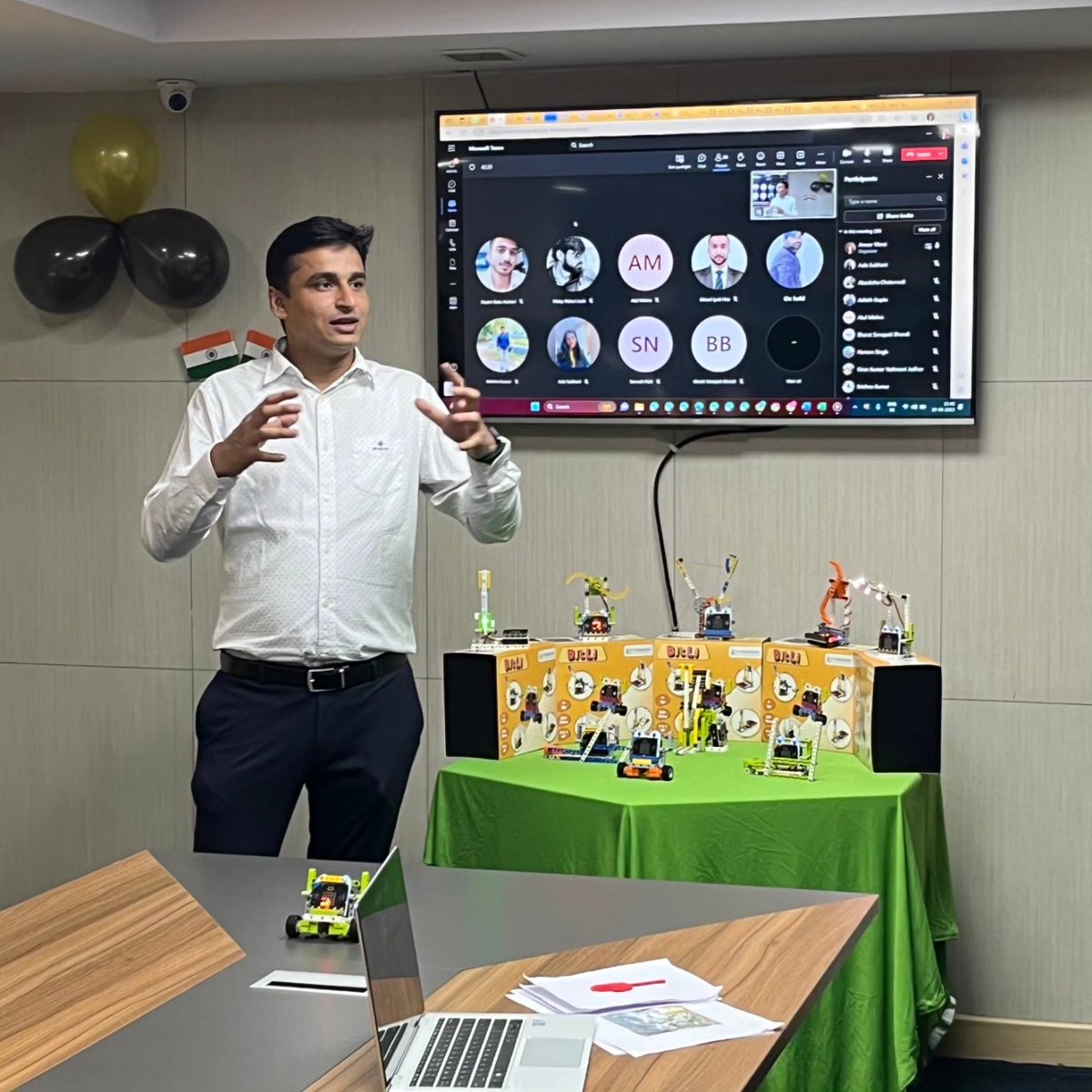 stemrobo's tweet photo. Unveiling Our AI Superhero - BITLI at an Epic Launch Event with whole STEMROBO team
Stay tuned for a glimpse into the event that marked the beginning of an extraordinary journey.
For more details -
Contact- 1800120500400
#STEMROBO #bitli #InnovationUnveiled #Robotics https://t.co/xmAf07HsDN