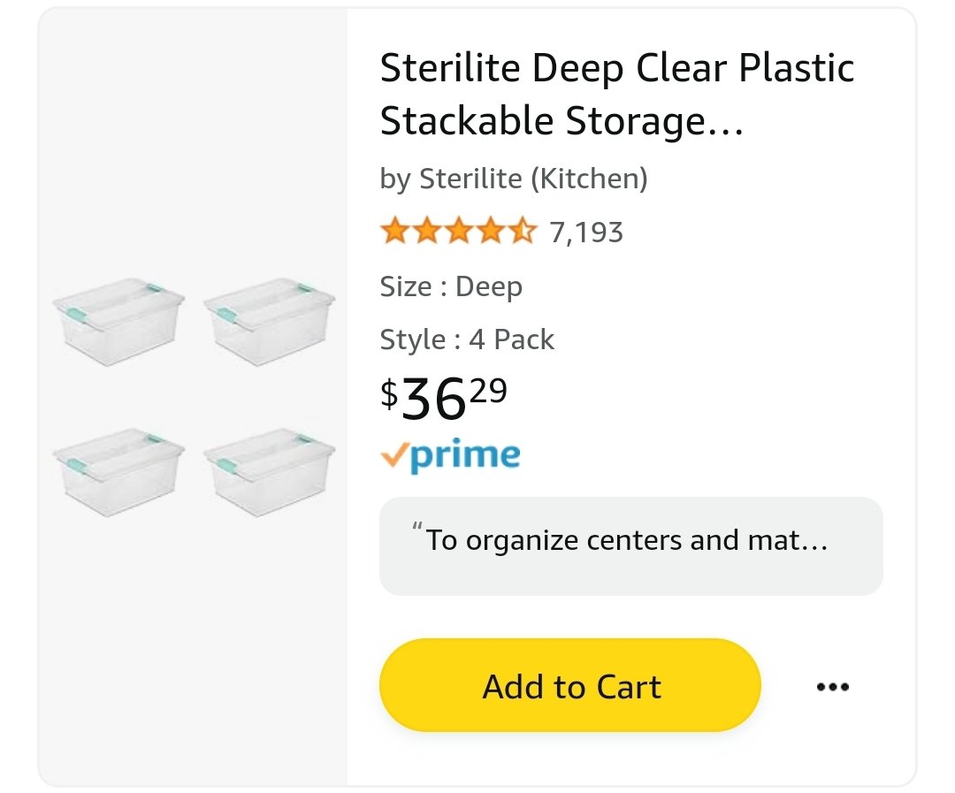 Teachers, drop a big 🎟 item below &amp; I'll RP! I'd love to #clearthelist of these bins to keep our sensory items safe from 🐁. My new school has a big 🐁 problem. 🙈 <a href="/RyanBartlett/">Ryan Bartlett</a> <a href="/afuturesuprhero/">Yuri Williams 🔊</a> <a href="/amazon/">Amazon</a> <a href="/JohnLegere/">John Legere</a> Can you help? 🤞🤞#JohnClearMyList amazon.com/hz/wishlist/ls…