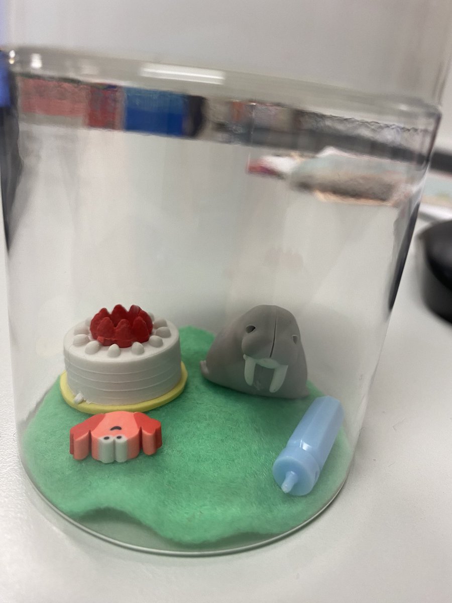 frazierskinders's tweet image. They earned their desk pets!