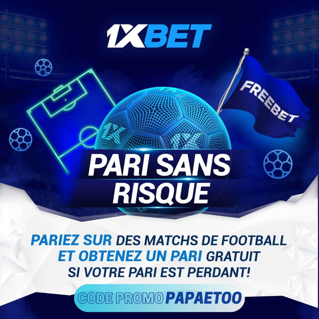 Découvrez la promo Pari sans risque sur 1xBet: ✅ Mise sans risque - récupérez si vous perdez ✅ Excitation du jeu sans souci de pertes ✅ Cotes élevées, gains maximisés Utilisez le code promo PAPAETOO: tinyurl.com/2wezhy9r