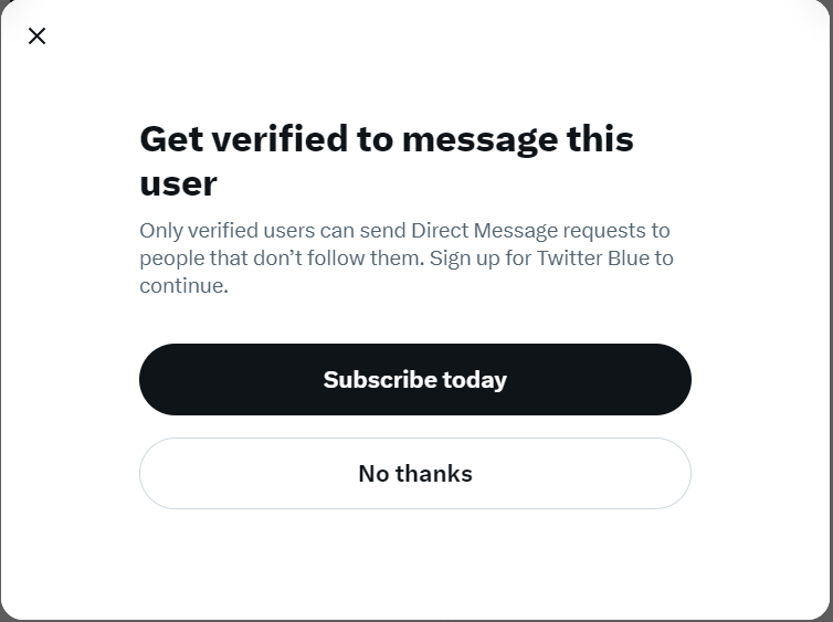 airichmond's tweet photo. Hello, Chief!

I tried sending you a dm but got the message attached below.

I'll like to discuss some education projects I'm working on that intersect with your thread here.

As a result, I'll like to request a "follow back" from you so we can connect here.

Thanks in advance 🙏 https://t.co/kyuNTUcZ17