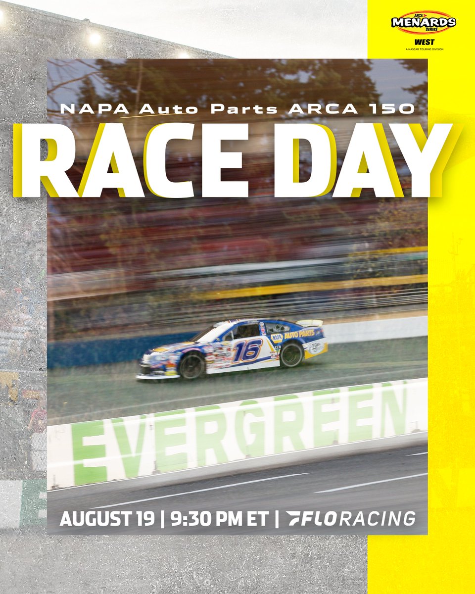 Back with more tonight at 6:30 p.m. PT/9:30 p.m. ET. @EVGSpeedway | @FloRacing