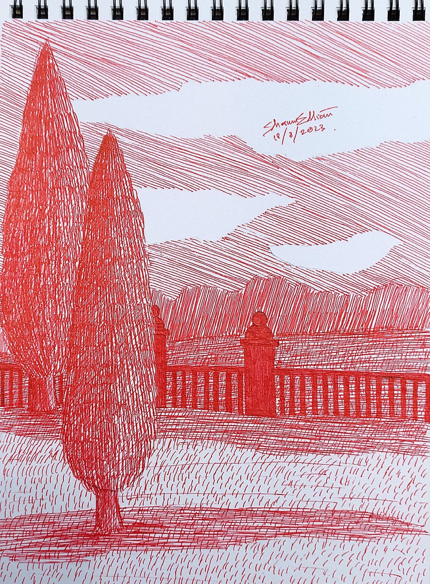 shawnellian's tweet photo. Reddish Sky
#pendrawing #pen #reddishsky #naturedrawing #drawing #sketching #art #artistonx #artistontwitter #arttwt #red #traditionalart #treedrawing https://t.co/oRQIVbAhl6