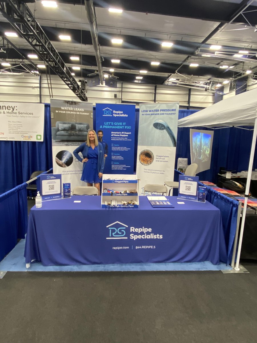 RepipeSpecialis's tweet image. Dale and Sharon are on-site at Tri-County Home 7 Garden Show teaching homeowners how we seamlessly and expertly complete a whole home repipe in 1-2 days. 🔧 🏡 @buildhomegarden 

#RepipeSpecialists
#Repipe