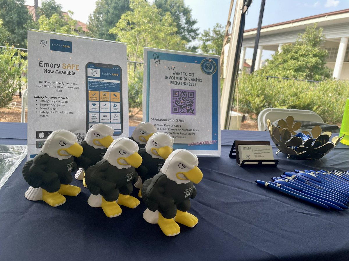 EMORY_CEPAR's tweet photo. Want one of these Swoop squishy’s? Come by the CEPAR table at the Emory Expo on McDonough Plaza from 10-1pm! #EmoryREADY #Fall2023 @EmoryUniversity https://t.co/wV3zmDpWUW