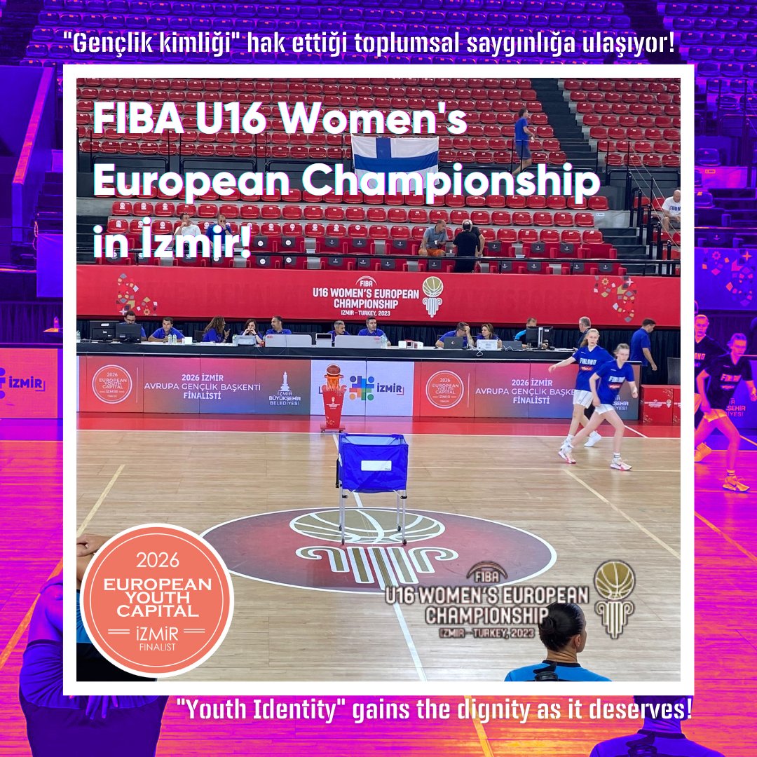FIBA U16 Women's European Championship, hosted by İzmir between 11-19 August, concludes with the final matches to be played today.

#eycizmir #izmir #youth #FIBAU16